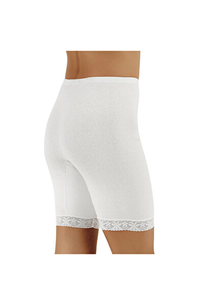 Şahinler B005 Модель Білі мереживні лосини з ребрами