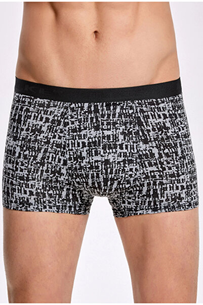 İlke Ilke 1601 Ανδρικό μπόξερ με μοτίβο Lycra