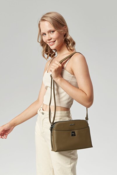 Morpelikan Women's Crossbody Shoulder Bag - Four Compartments and Strap