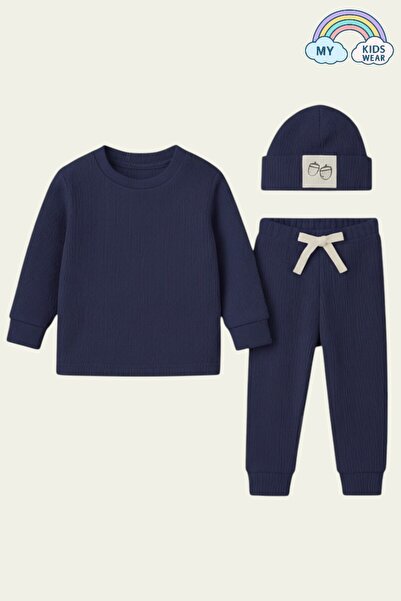 My Kids Wear Fitilli Unisex Bebek - Çocuk Üçlü Takım