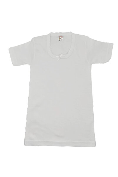 Namaldı 409 Tricou cu mânecă scurtă cu nervuri pentru fete