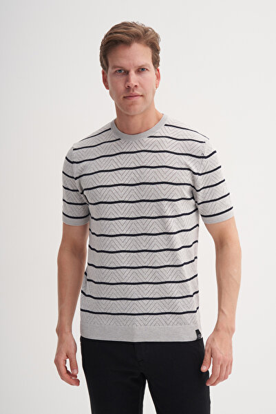 Cazador Tricou din tricotaj Regular Fit guler rotund