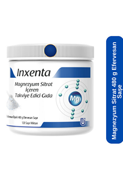 INXENTA Magnezyum Sitrat 250 mg – 480 g Saşe