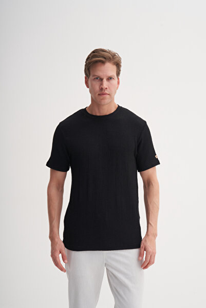 Cazador Πλεκτό T-Shirt με λαιμόκοψη κανονική εφαρμογή