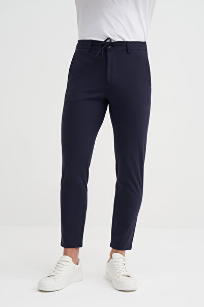 Cazador Джоггер трикотажні штани з шнурівкою на талії та прямими штанинами