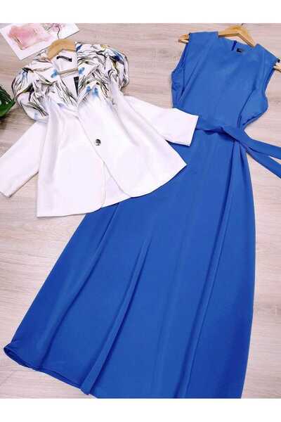 NHMODA طقم سترة من القماش من دبي