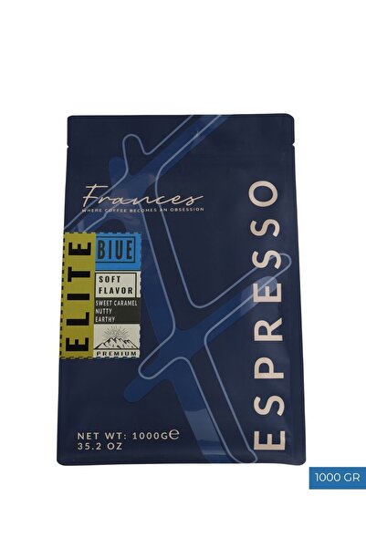 FRANCES %100 Arabica Elite Blue Espresso | 1000 Gr | Yüksek Gövde,Düşük Asidite