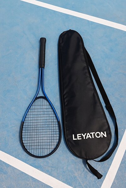 Leyaton Squash Raketi 27 İnç Mavi Özel Çantalı