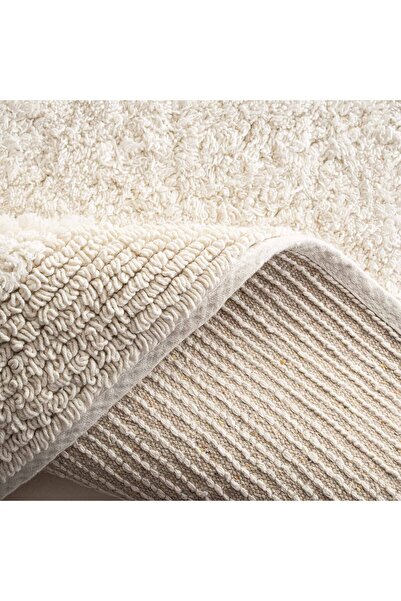 Ecocotton Luna 2-Piece Bath Mat Set 100% Karde Cotton Cream 60X90-40X60
