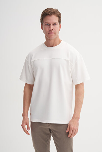 Cazador Πλεκτό T-Shirt Relax Fit Crew Neck