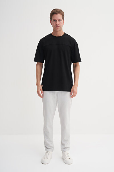 Cazador Πλεκτό T-Shirt Relax Fit Crew Neck