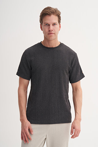 Cazador Crew Neck Regular Fit Knitted T-Shirt