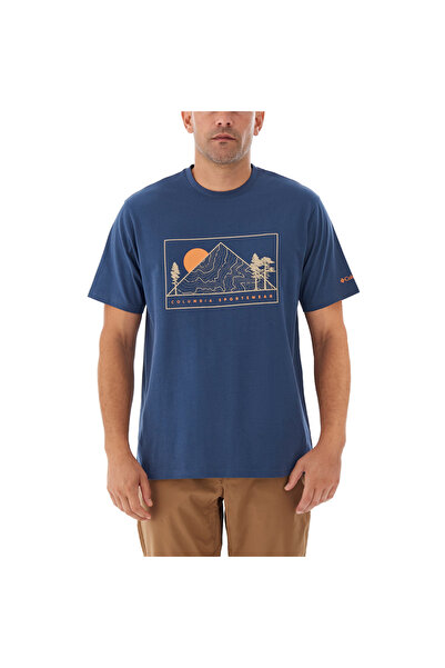 Columbia Ανδρικό κοντομάνικο μπλουζάκι CSC Peaked Sunscape