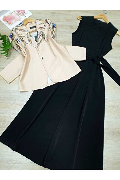 NHMODA طقم سترة من القماش من دبي