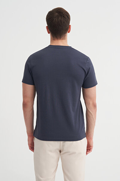 Cazador Slim Fit Crew Neck Cotton Printed T-Shirt