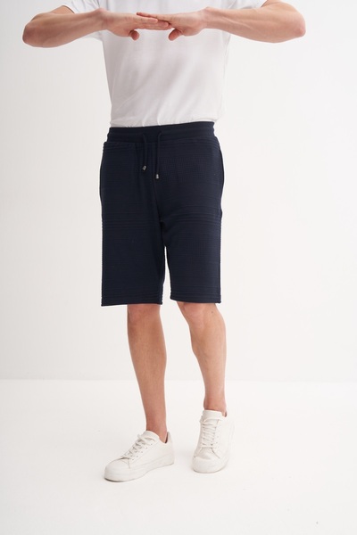 Cazador Regular Fit Knitted Textured Bermuda Shorts