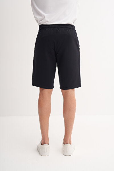 Cazador Slim Fit Dar Paça Likralı Örme Bermuda Şort