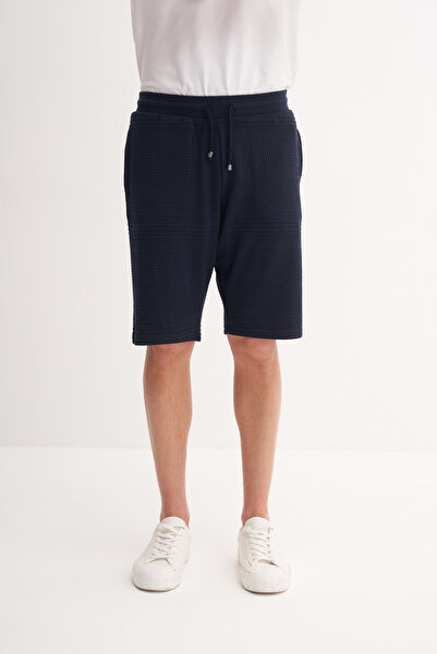Cazador Regular Fit Knitted Textured Bermuda Shorts