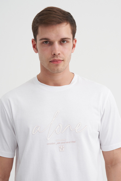 Cazador Μπλουζάκι με βαμβακερή στάμπα με κανονική εφαρμογή