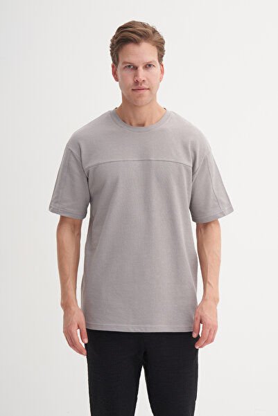 Cazador طاقم الرقبة الاسترخاء صالح القطن محكم تي شيرت