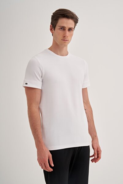 Cazador Πλεκτό χτενισμένο βαμβακερό μπλουζάκι Polo Neck Slim Fit