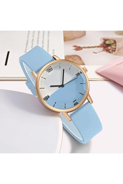 SERARES MAVİ BEYAZ  KADIN  KOL SAATİ