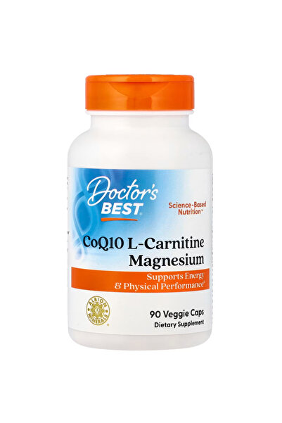 Doctor's Best كبسولات نباتية فريدة من نوعها من Coq10 L Carnitine Magnesium، 9...