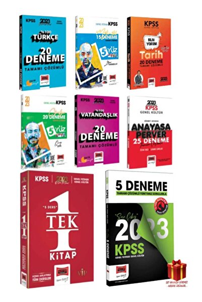 Yediiklim Yayınları Yargı Kpss Gygk Lisans Deneme Seti Soru Bankası Gygk Konu...