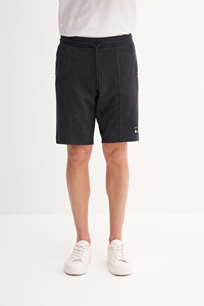 Cazador Slim Fit Knitted Bermuda Suede Shorts