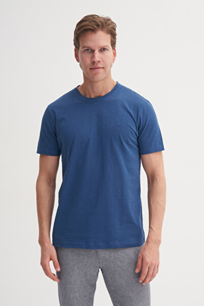 Cazador okrugla kragna Slim fit Pamuk lu Obična majica