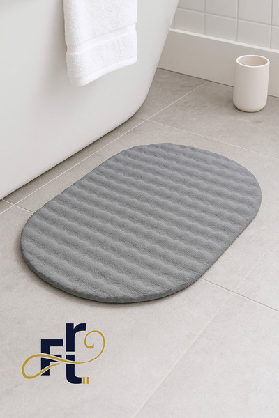 Frt Export Αντιολισθητικό χαλάκι μπάνιου με βελούδινη βάση που απορροφά το νε...
