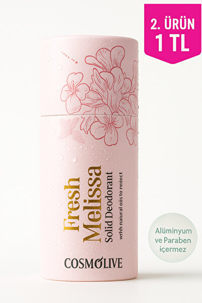 Cosmolive Doğal Roll On | Koltuk Altı Rolon Deodorant | Organik | Kokusuz | Fresh Melisa | 80 gr