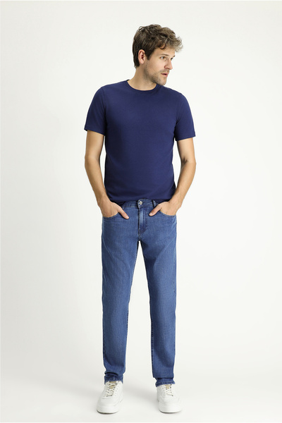 Kiğılı Pantaloni slim din lycra din denim