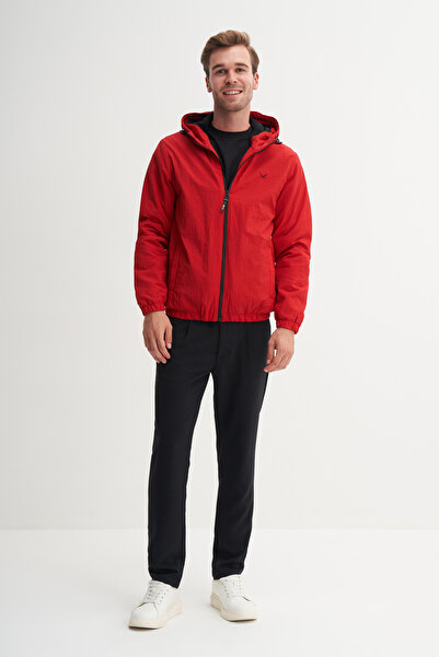 Cazador Basic Crinkle Fabric Spring Regular Fit Coat