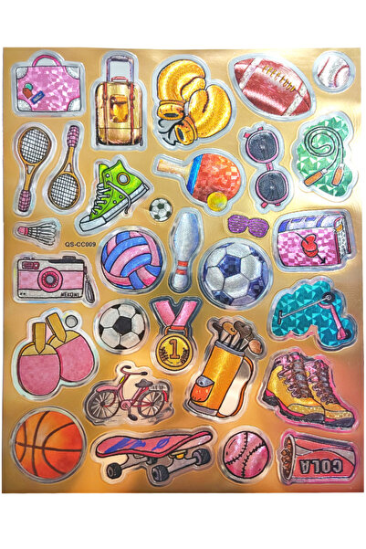 Limmy ملصق مخطط دفتر الملاحظات المعدني - مضرب كرة رياضي مقاس 25 × 20 سم