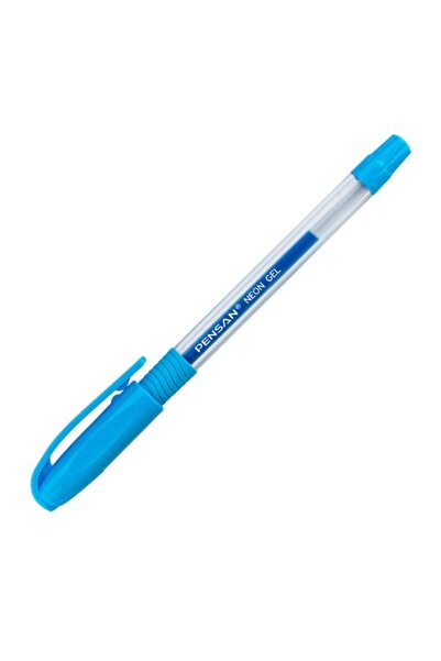 Pensan Neon Gel Kalem Mavi
