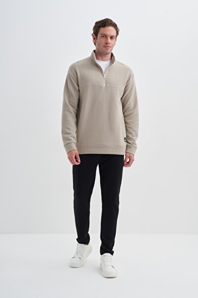 Cazador εφαρμοστό ψηλός λαιμός Φούτερ με σχέδιο ζακάρ