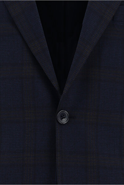 Kiğılı Slim Fit Slim Fit Plaid Combination Suit