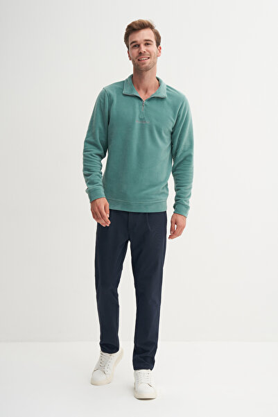 Cazador Φούτερ με φερμουάρ με χοντρό φλις και όρθιο γιακά κανονικής εφαρμογής