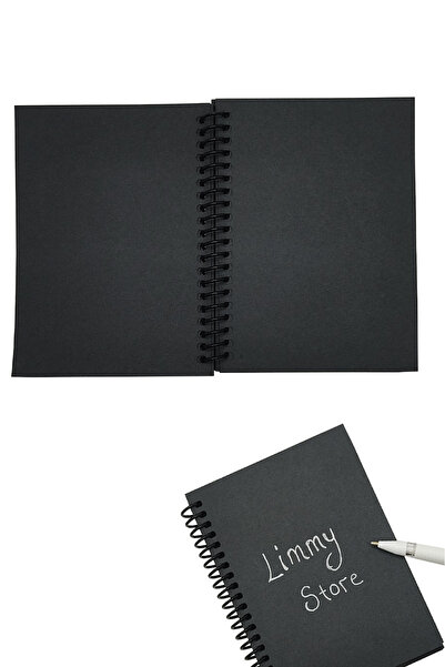 Limmy Black Leaf A6 Notebook - Motivational Word, 1 Piece