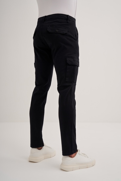 Cazador Vintage Terry Slim Fit Pipe Leg Lycra Gabardine Cargo Pants