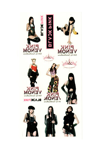 Limmy Tattoo Geçici Dövme Vücut Dövmesi 9x19 cm - Blackpink Venom