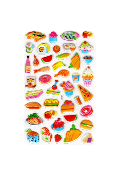 Limmy ملصق دفتر ملاحظات منقوش، ملصق مخطط (lxk-007) - 22X14 سم - كعكة سوشي للطعام