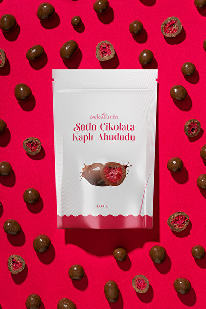 sekafarm Sütlü Çikolata Ahududu 80 gr – Doğal Premium Atıştırmalık