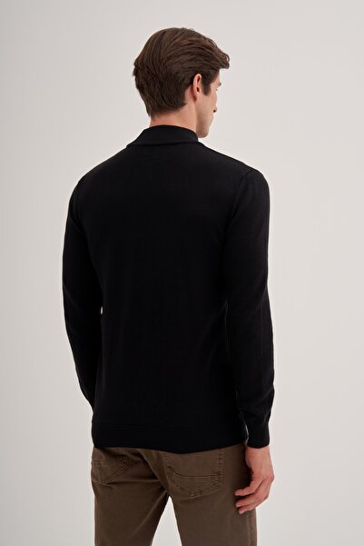 Cazador Slim Fit Cotton Fabric Basic Half Fisherman Sweater