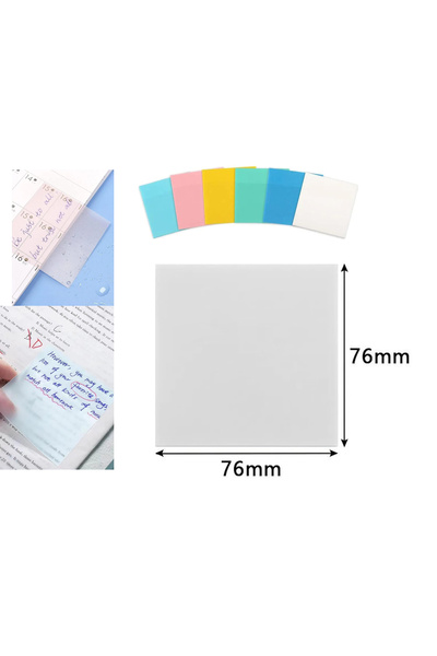 Limmy Prozirni POS lepljivi papir za beleške POS it - Beli