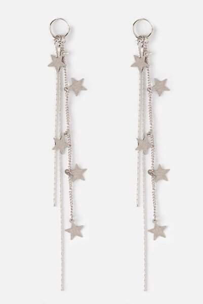 New Obsessions Swinging Stars Earrings Silver