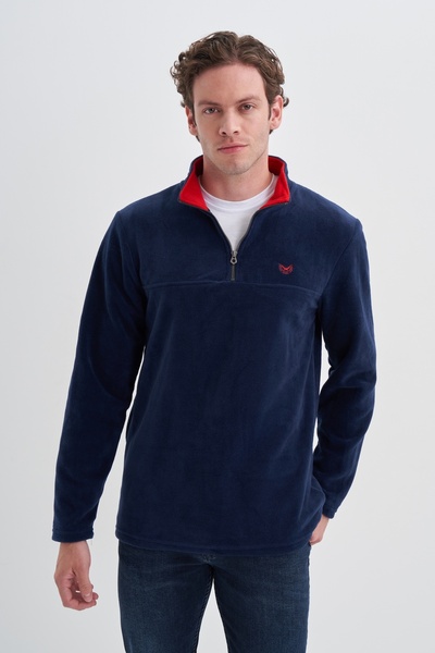 Cazador Світшот з напіврибальським коміром, товстий фліс, прямий крій