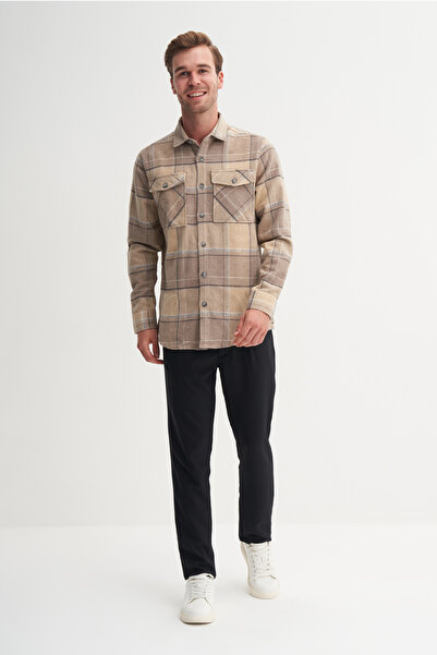 Cazador Regular Fit Cep Detaylı Oduncu Gömlek