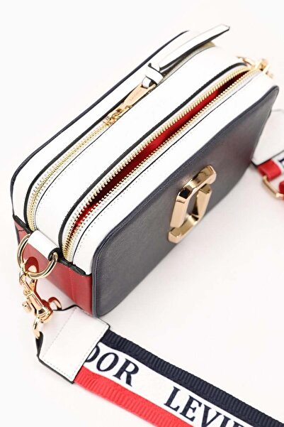 Levidor 930136 Kadın Çift Bölmeli Kalın Askılı Omuz Çantası